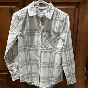 Vineyard Vines Gray Plaid Shirt